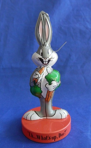Hallmark Keepsake Bugs Bunny Looney Tunes Tin Christmas Holiday Ornament 2000 - Picture 2 of 11