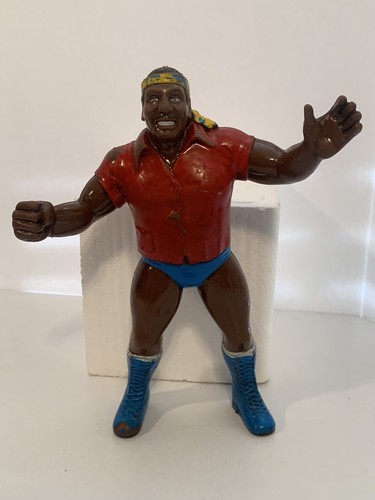 LJN 1986 SD Jones Red Shirt Vintage Wrestling Figu...