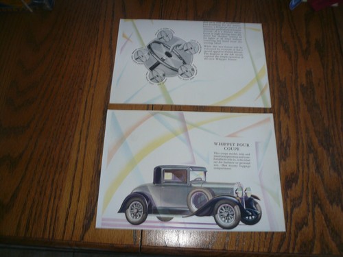 1939 Whippet "The New Superior Whippet" Verkaufsprospekt/Ordnerpaket - Vintage - Bild 5 von 9