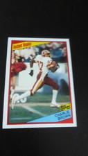 1984 Topps Football Card #378 Charlie Brown Instant Replay - Washington Redskins