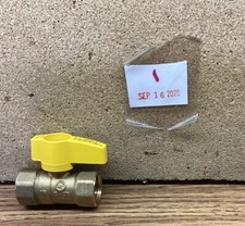 NOB Q11F-600TB2 3/4" Brass Gas Ball Valve 250PSIG 02-06G