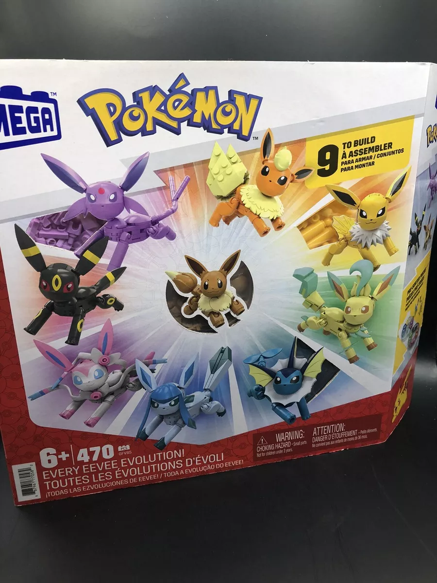 MEGA Pokémon Eevee Evolution Building Set - 470pcs