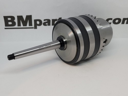 1/2" Capacity Drill Chuck w/Key MT0 Taper for Craftsman Dunlap Model 109 Lathes - Picture 2 of 3