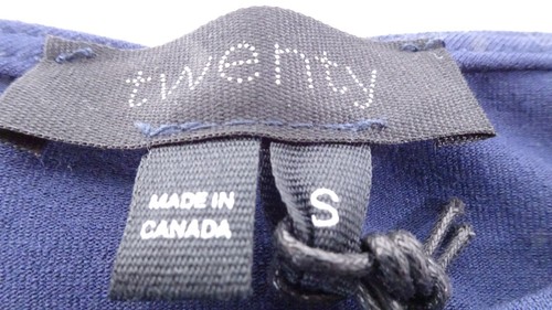 Vestido para mujer Twenty Montreal azul marino fruncido manga larga talla S nuevo con etiquetas 189 - Imagen 21 de 21