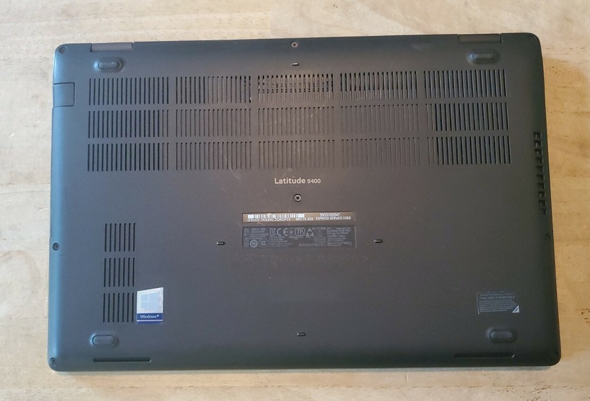 Dell Latitude 5400 i7-8665U 256GB PCIe 16GB FHD BT CMRA W10P BKLT TB SC