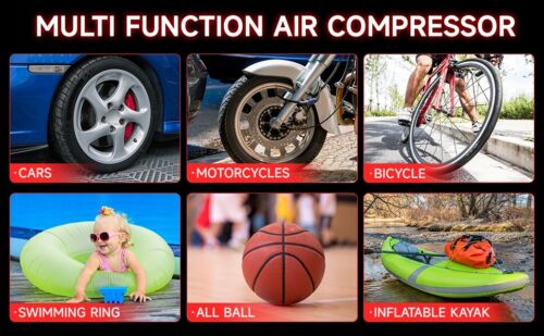 Car Battery Jump Starter with Air Compressor Portable Tire Inflator,260PSI 1000A - Picture 9 of 15