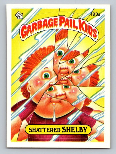 1986 Topps - Garbage Pail Kids - Shattered Shelby - Series 5 - Stickers - #193a - Picture 1 of 2