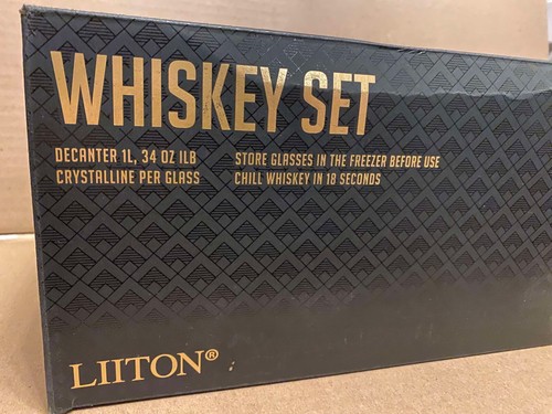 Litton Kristall Whisky Karaffe und Glas Set - NIE BENUTZT - Bild 5 von 6
