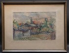 Otto Laible (Haslach im Kinzigtal 1898-1962) - Das Taubenhaus - Aquarell