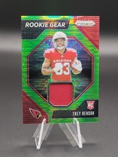 Trey Benson 2024 Panini - Prizm Football #RG-TBN Rookie Gear Neon Green Pulsar