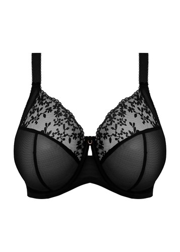 Plus Size Bra 36G Black Full Cup Three Section Elomi Zarla - Picture 3 of 5