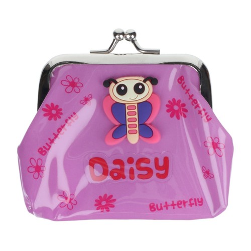 Girls Personalised Name Kids Animal Character Small Clasp Plastic PVC Coin Purse - 第 41/150 張圖片