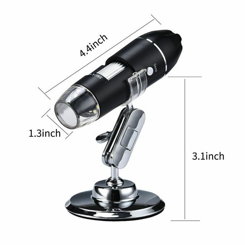 50X-1000X 8 LED Digital Microscope Camera Handheld USB Magnification Endoscope - Picture 11 of 12