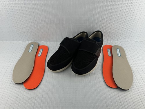 Mens Diabetic Edema Shoes Lightweight Walking Mesh Breathable Wide Strap On