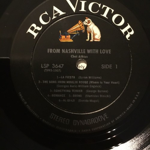 Chet Atkins/ From Nashville With Love/Stereo RCA VG+/VG+ Orig Inner PolyAlbSleev - Picture 4 of 5