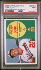 JUAN SOTO 2020 Topps Archives 1960 ALL-STAR ROOKIES #60ARJS PSA 9 MINT RC