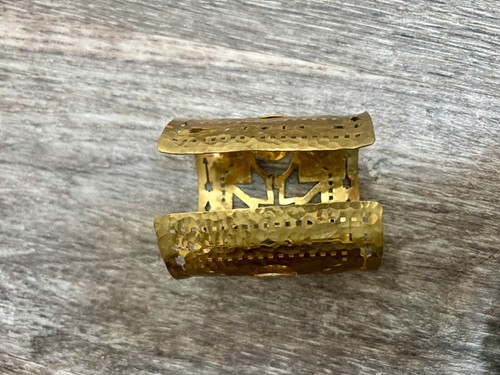 PAMELA LOVE Laser Cut Large Brass Cuff - Picture 3 of 5