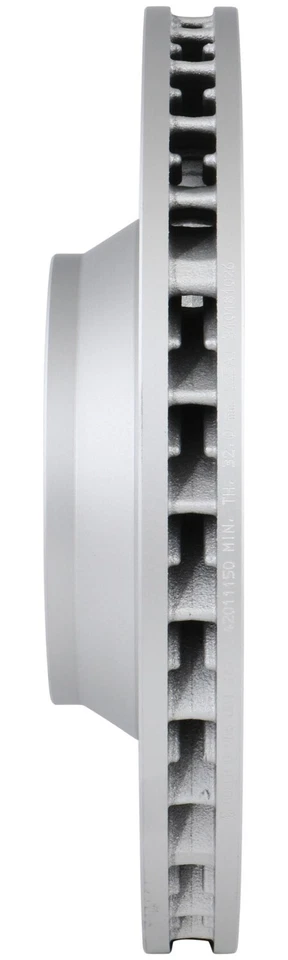 Rotor de freno de disco delantero izquierdo Bosch QuietCast para Audi Q7 2007-2015 2008 2009 2010 Foto 4 de 4