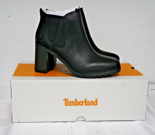 Timberland Allington Mid Chelsea Boot Black Full Grain Size US Women's 10 M