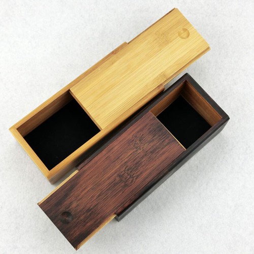 Natural Bamboo Handmade Wooden Sunglasses Box Retro Frame Fine Glasses Wood Case - Picture 7 of 13