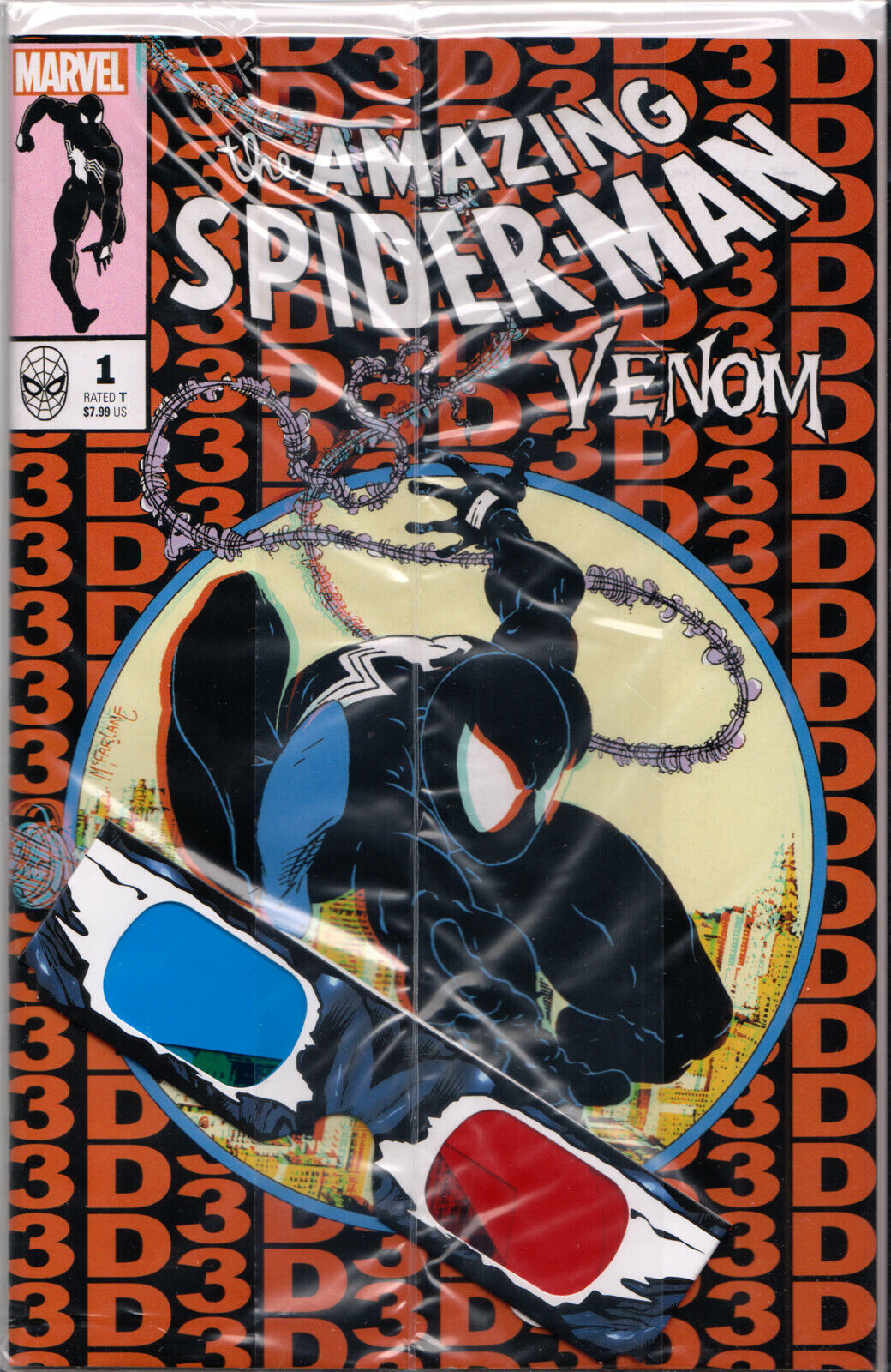 AMAZING SPIDER-MAN/VENOM #1 3D (#300 COVER) Todd McFarlane Art ~ Marvel  Comics | eBay