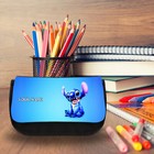 Lilo & Stitch Personalised Black Pencil Case / Vsnity Case - Add Name-PCB 1070