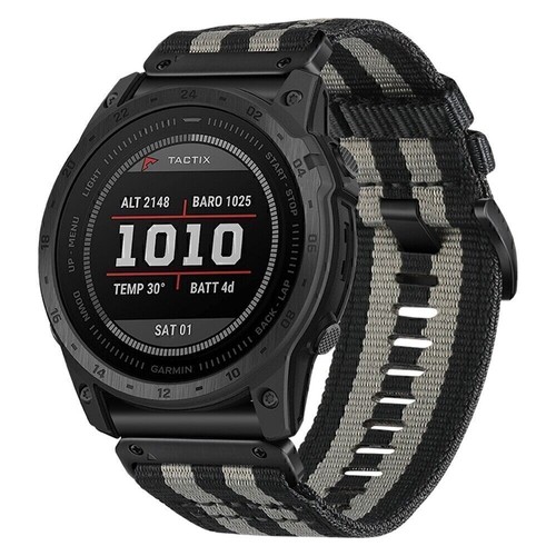 Für Garmin Fenix 8 47 mm 51 mm Quick Fit Silikon/Nylon Band Uhrenarmband Armband - Bild 28 von 166