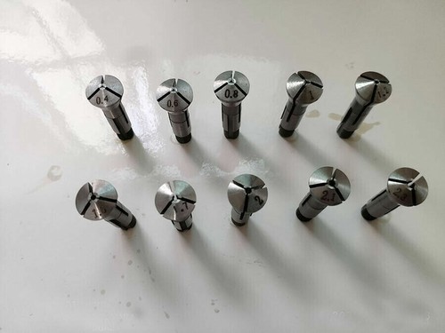 10pz Molla Collettore Filettatura Metrica M7 x 0,75mm Adatto 8mm Tornio Orologiaio Nuovo - Foto 2 di 2