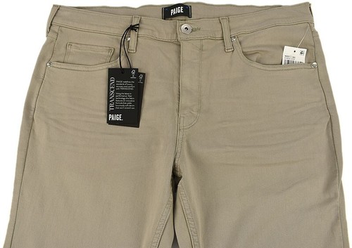 PAIGE Mens Static Gray LENNOX Slim Fit Stretch Cotton Denim Jeans 36 NWT - Picture 2 of 3