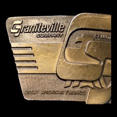 Hebilla de cinturón SC Graniteville Company 1976 Lewis Hebillas ya no está en el negocio - FL - Imagen 2 de 8