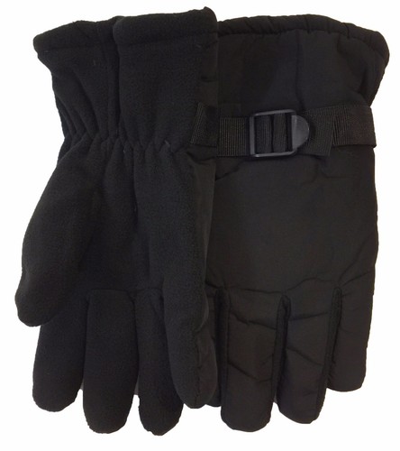 Outdoor Sports Winter Ski Thermal Insulation Gloves w/ Faux Fur inside - Picture 2 of 3