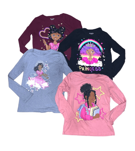 Children’s Place Girl’s Long Sleeve Tops Girl’s Size Medium (7/8) Multi Shirts