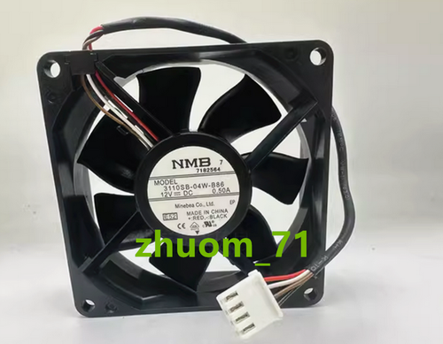 1PC NMB 3110SB-04W-B86 8025 12V8cm PWM Inverter cooling fan - Picture 1 of 3