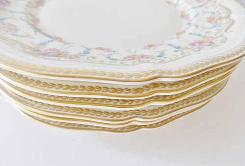 FINE VINTAGE ROSENTHAL CHIPPENDALE DINNER PLATES SET OF 6 PLATES CHIPPENDALE - Picture 8 of 10