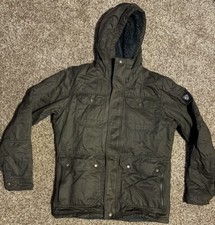 NEAR MINT KUHL Kollusion Fleece Lined Jacket Coat Men Sz M Brown