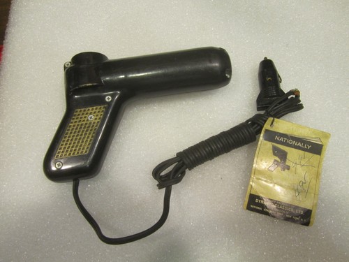 VINTAGE NATIONALLY DYNAMIC CLASSIC 12 VOLT INSTANT DEFROSTER GUN 12V BLACK