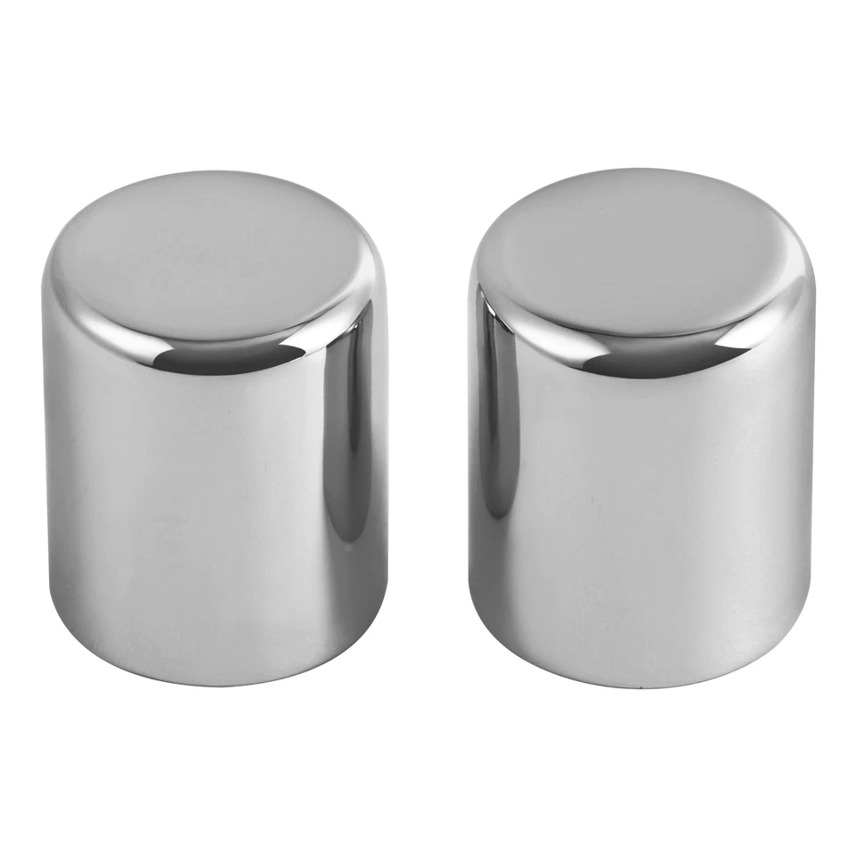 4x Kit de cubiertas de punto de herrajes de acoplamiento cromados para Harley Davidson Touring Softail Foto 2 de 4