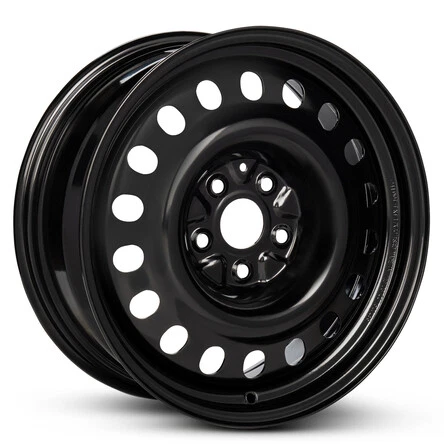 Rueda nueva para Toyota Rav4 2019-2024 llanta de acero negro con recubrimiento en polvo de 17 pulgadas Foto 2 de 4