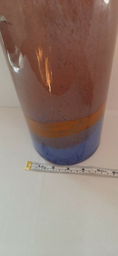 Murano Glassware Vase 12" colorful layers - Picture 9 of 9