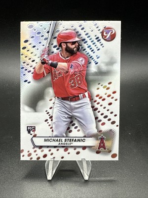 2023 Topps Pristine Michael Stefanic Refractor Rookie Card RC Angels ...