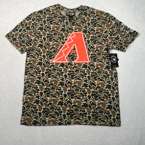 New Era MLB Arizona Diamondbacks Camo Baseball T-Shirt - Herren Large - Neu mit Etikett - Bild 1 von 5