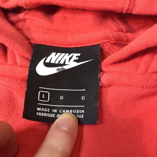 Y2K Nike Boy’s Jacket Hooded Red, White and Blue Zip Up - Picture 5 of 10