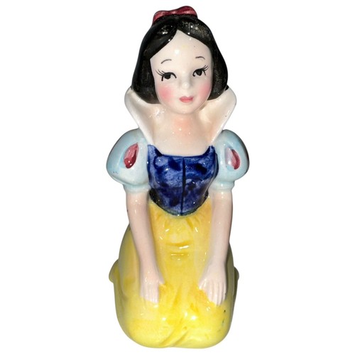 VTG HTF Walt Disney Snow White & the Seven Dwarfs Ceramic Figurine Set WDP Japan - Picture 3 of 19