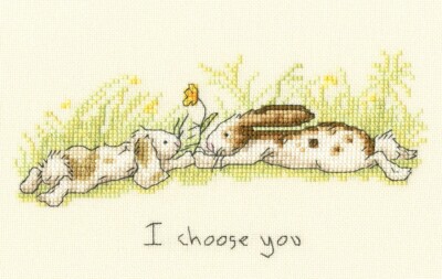 Bothy Fäden ~ gezähltes Kreuzstich-Kit ~ I Choose You