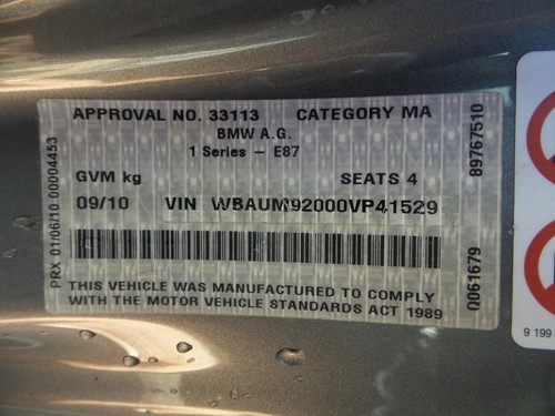 BMW 1 SERIES N47/N47S 06/2007-09/2013 AIR FLOW METER 2.0L DIESEL E82/E87/E88 594 - Picture 12 of 12