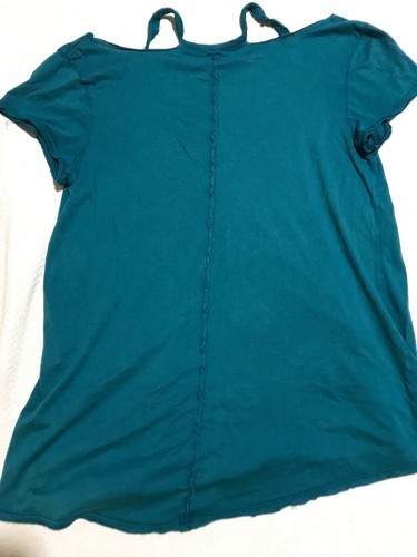 Juniors Meleose & Market Green Top Size Medium NWOT - Picture 2 of 2
