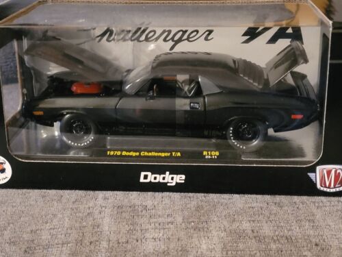 M2 Machines 1970 Dodge Challenger T/A "Chase" Black 1:24 New in Box 1/750 - Picture 7 of 7