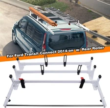 Cargo Van Roof Ladder Rack w/Rear Roller for Ford Transit Connect 2014-ON NEW