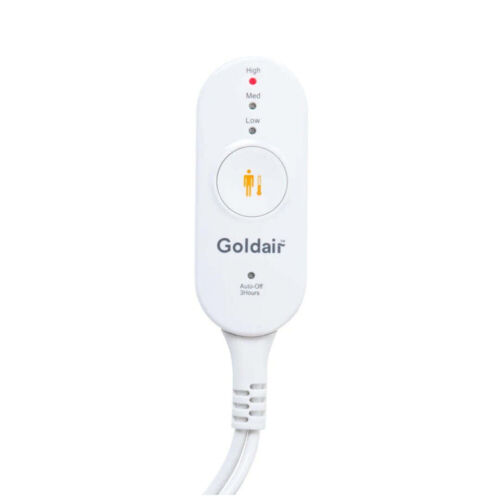Goldair Platinum Electric Blanket For Double Size Bed Antibacterial Cotton 60W - Picture 2 of 2