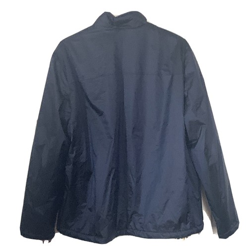 Chaqueta de nailon para hombre Calvin Klein cremallera completa cuello alto bolsillos con cremallera nueva - Imagen 4 de 12